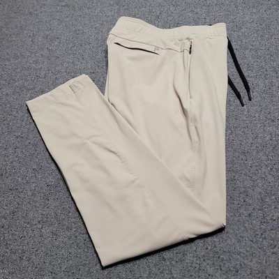 Public Rec Pants Men 34x34 Khaki Gamechanger Rec Sweatpants Lounge Comfort 
