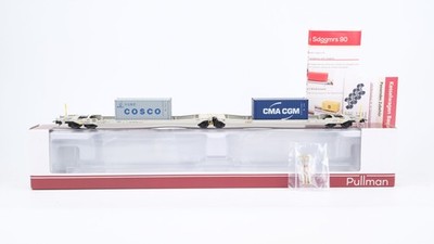 Pullmann H0 36555 Taschenwagen  Container ''COSCO'' ''CMA CGM'' NL-RN