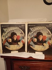 Superman The Movie 1978 2 Disc CED discs