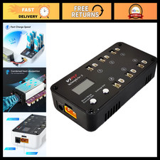 6-Port 1S LiPo Battery Storage Charger for RC Drones, Quadcopters & More