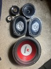5 Count Lot Assorted sizes Auto Car Speakers