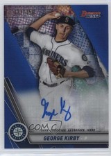 2019 Bowman's Best Auto Blue Refractor 131/150 George Kirby #B19-GK Auto 00em