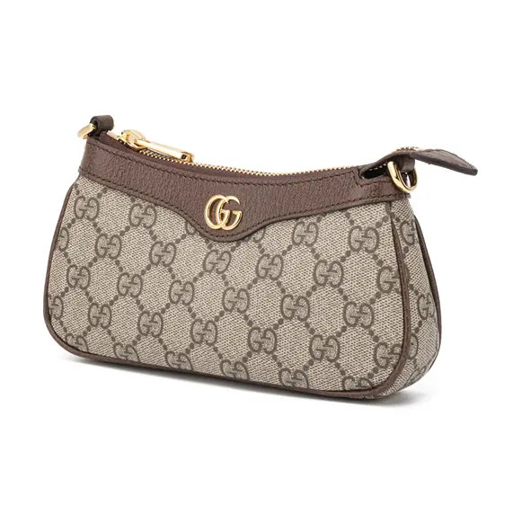 Gucci Ophidia Double G Logo Zipper Mahjong Bag Underarm Bag