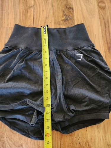 Pantaloncini corti GYMSHARK DNU Vital senza cuciture 2.0 2-IN-1 B2A5G neri taglia M medium - Foto 14 di 14
