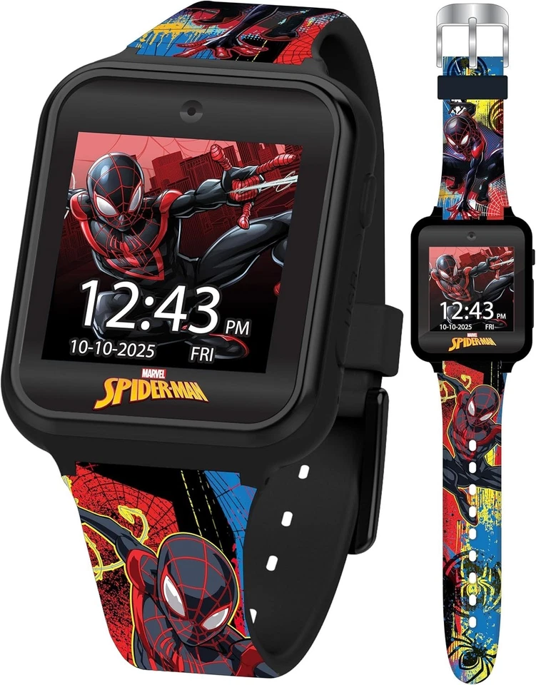 Spider-Man Kids LED Smartwatch with Flashing Bezel - Image 3 of 4