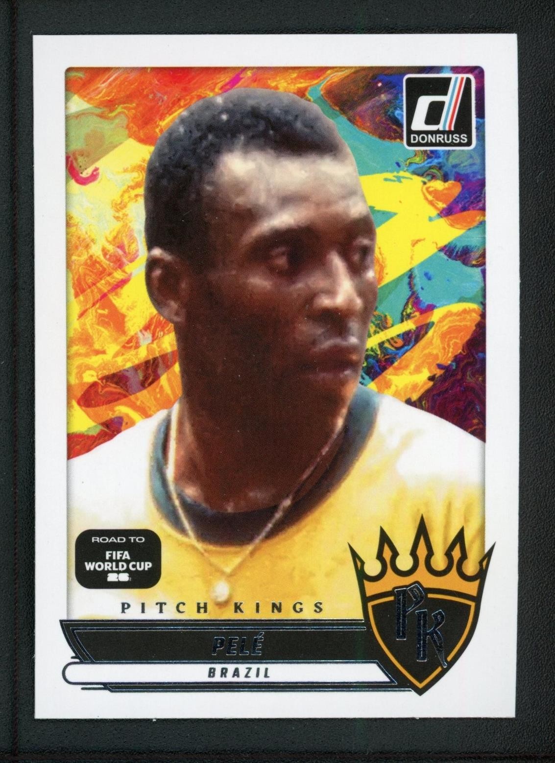 2025-26 PELE PANINI DONRUSS ROAD TO FIFA WORLD CUP 26 PITCH KINGS WHITE