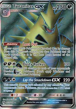 Tyranitar GX (Full Art) SM8 Holofoil 203/214 SM - Lost Thunder NM on eBay