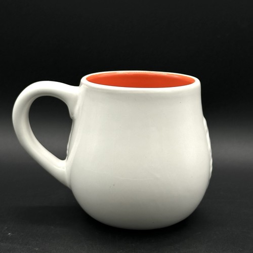 Homestead Int’l 3D Owl Bird Figure Coffee Mug White Ceramic Orange Inside 16 Oz - Picture 4 of 10