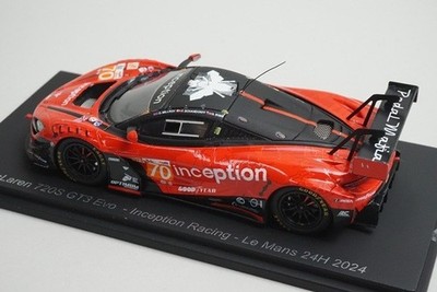 1:43 SPARK S9152 McLaren 720S GT3 Evo Inception Racing Le