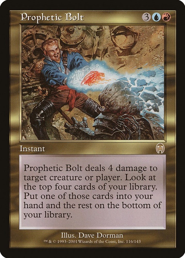 Prophetic Bolt [APC - 116] Lightly Played