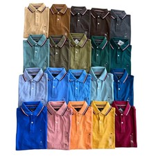 NWT Tommy Hilfiger Men's Tipping Quick Dry Wicking Regular fit Short Sleeve Polo