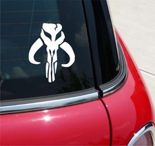 BANTHA SKULL VINYL DECAL STICKER MANDALORIAN BOBA FETT STAR WARS CAR TRUCK