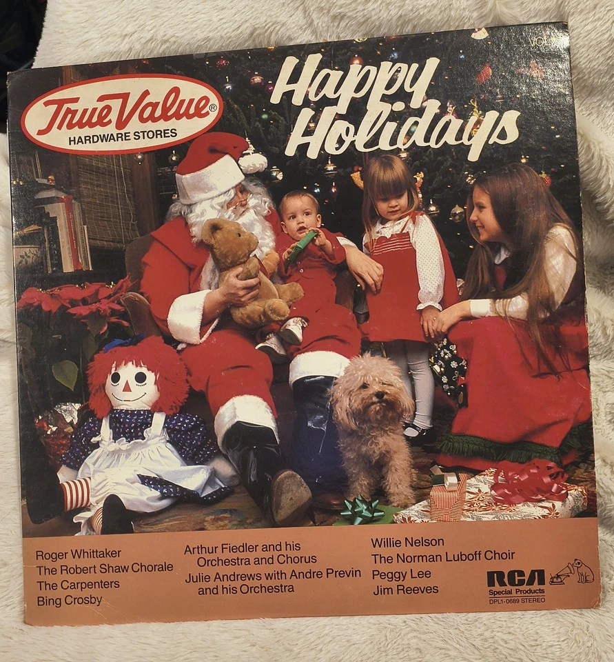 Collectible VG+ Vtg/1984 TRUE VALUE Happy Holidays/Christmas Album Vol.19 Vinyl - Image 2 of 3