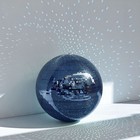 16" Disco Ball Large Mirror Ball Glass Tiles for Wedding DJ Stage Event Blue — photo 1
