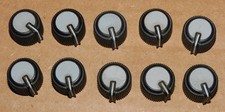 Lot of 10 Vintage Peavey Amplifier Amp Knob Rogan style Bandit Renown