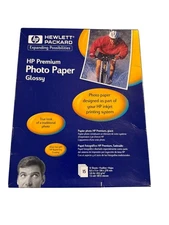 Vintage HP Premium Inkjet Photo Paper Glossy 15 Sheets 8.5 x 11