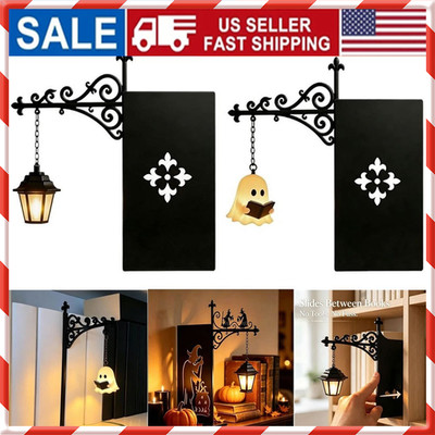 Library Lantern-Decorative Bookshelf Lighting, Vintage Fantasy Book Nook Lamp JQ
