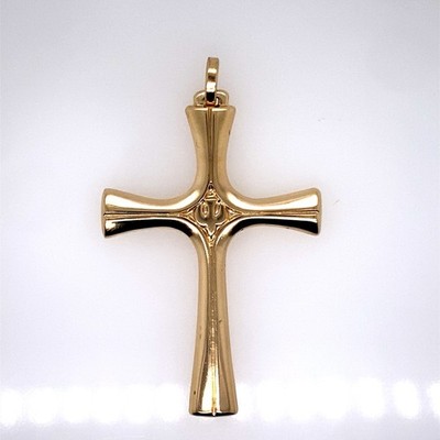 James Avery Serenity Cross 14K Yellow Gold Pendant (DG7206463)