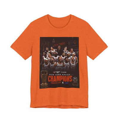 #ad New York Knicks Champions Tee Basketball Team Poster Trophy Design $18.82