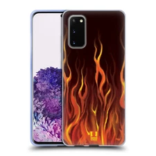 HEAD CASE DESIGNS HOT ROD FLAMES SOFT GEL CASE FOR SAMSUNG PHONES 1