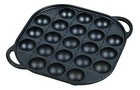Pearl Metal HB-6218 Takoyaki Plate  21 Holes  Iron Casting  For Gas Stoves