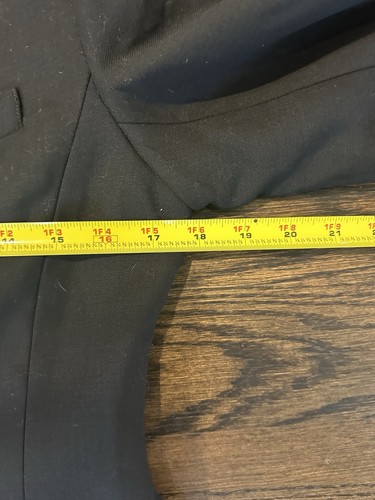 Chaqueta Blazer Anine Bing Mujer Negra Clásica de Negocios 80% Lana Talla Mediana Pro - Imagen 8 de 8