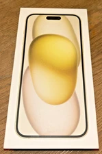 APPLE iPhone 15 Plus Yellow 256GB EMPTY BOX ONLY   Original Genuine Retail