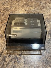 Vintage Rolodex "Petite" Model S-300C Desktop Card File Organizer-New Old Stock