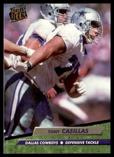 1992 Ultra Tony Casillas Auto Dallas Cowboys #79