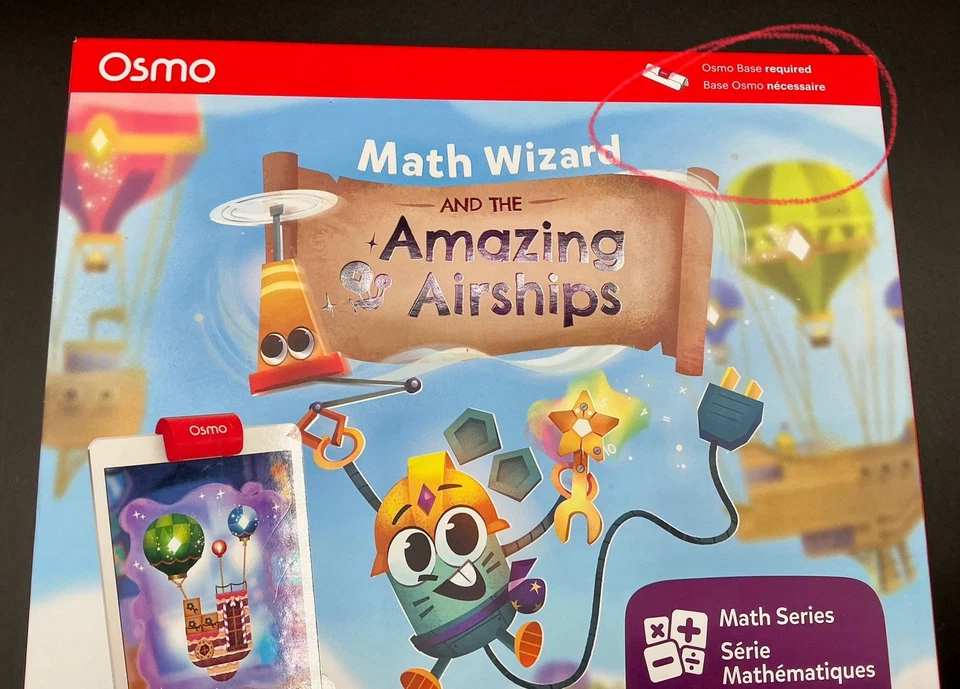Osmo Math Wizard and the Amazing Airships iPad and Fire Tablet Ages 6-8 NEW - Image 2 of 4