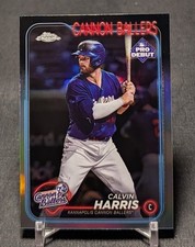 Calvin Harris Chrome Refractor Rookie 2024 Topps Pro Debut Card PDC-11 White Sox