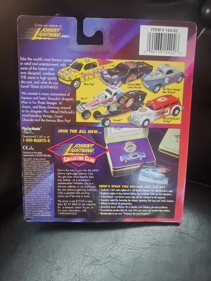 Johnny Lightning Bozo El Coche Payaso Nuevo  Foto 2 de 2