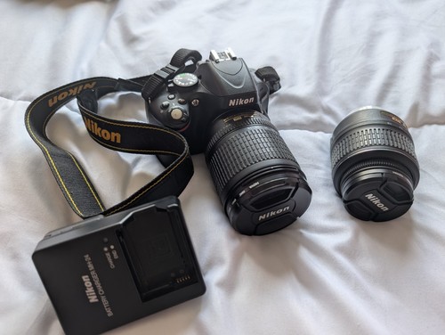 Nikon D5100 DSLR Camera With 18-135mm And 18-55mm Lenses