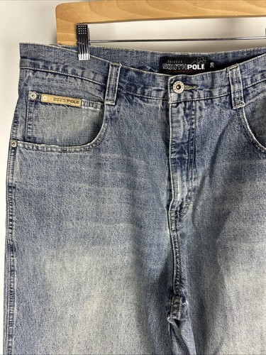 VTGY2K Southpole Carpenter Jeans Fat Albert Blue Baggy Fit Streetwear Men’s 36 - 第 5/12 張圖片