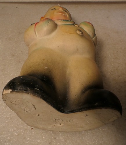 CIRCUS CARNIVAL MIDWAY STATE FAIR SNOWMAN & DOG CHALK-WARE PRIZE PREMIUM - Picture 3 of 15
