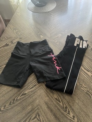 Victoria Secret Pin Lot  Leggings And Biker Shorts Size Xsmall   String Missing