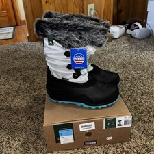 Kamik Powdery 3 Winter Snow Boots White Big Girls Youth Size 7 New