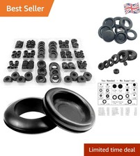 Versatile 200-Piece Rubber Grommet Assortment - Perfect for Electrical Projects