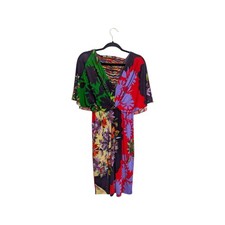 Anthropologie Ranna Gill Sabatina Dress Colorful Beyonce Glam Party Avant Garde