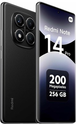 Xiaomi Redmi Note 14 Pro 5G 256GB 8GB RAM 1.5K AMOLED 120Hz 200MP Schwarz