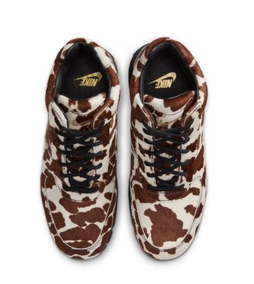 Nike Air Max ACG Goadome Boots Cacao Wow Cow Print Pony Hair Size