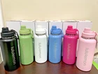 Lululemon Back To Life Sport Water Bottle Stainless Insulated 32 oz Lid Gift NEW