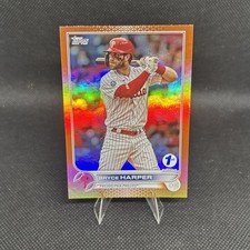 2022 Topps Series 1 1st Edition - Bryce Harper #250 Orange.  1/75