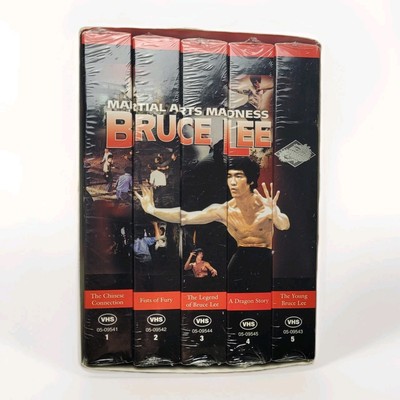 Bruce Lee 1997 VHS Collector Series 5 Tape Box Set Sealed Legend Chinese Dragon