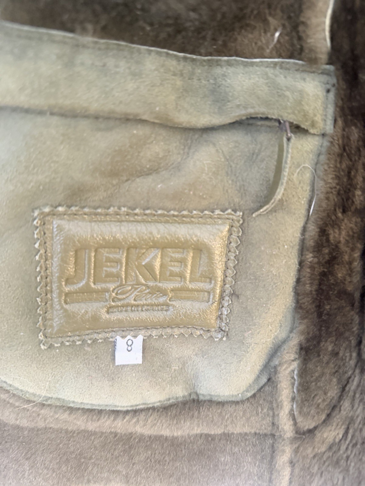 ジャケット・アウター jekel paris lamb leather fur jacket Brooks