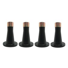 Replacement Heavy-Duty Plastic Bedframe Glides (Set of 4) Black Full