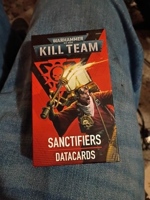 Warhammer 40,000 Kill Team: Sanctifiers Datacards GW 102-59  New Factory Sealed 