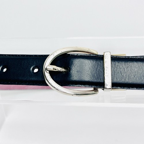 Ralph Lauren Black Red RLL Genuine Leather 1"W Reversible 42" Dress Belt Classic - Picture 2 of 13