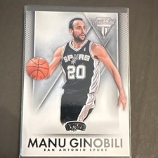 Panini 2013-14 Titanium Base Set Manu Ginobili San Antonio Spurs Card #8