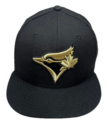 Toronto Blue Jays Snapback Hat MLB Baseball Team New Era Wool Black Gold Cap - Picture 3 of 13